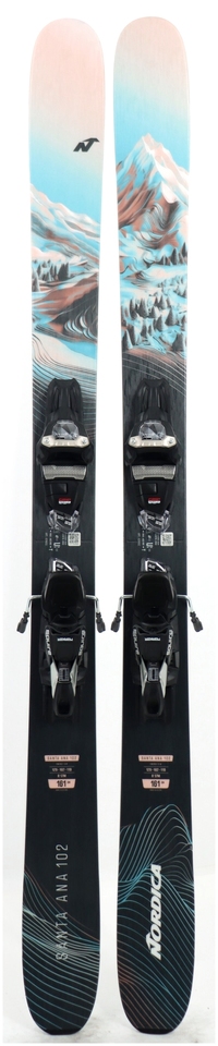 2027 Nordica Santa Ana 102 Skis Topsheets