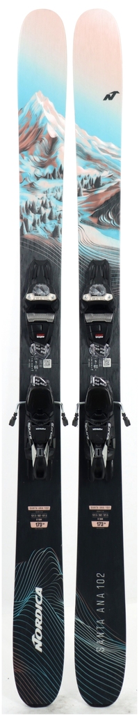 2027 Nordica Santa Ana 102 Skis Topsheets