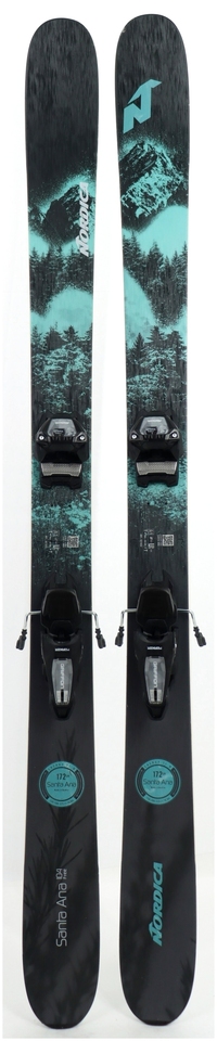 2023 Nordica Santa Ana 104 Free Skis Topsheets