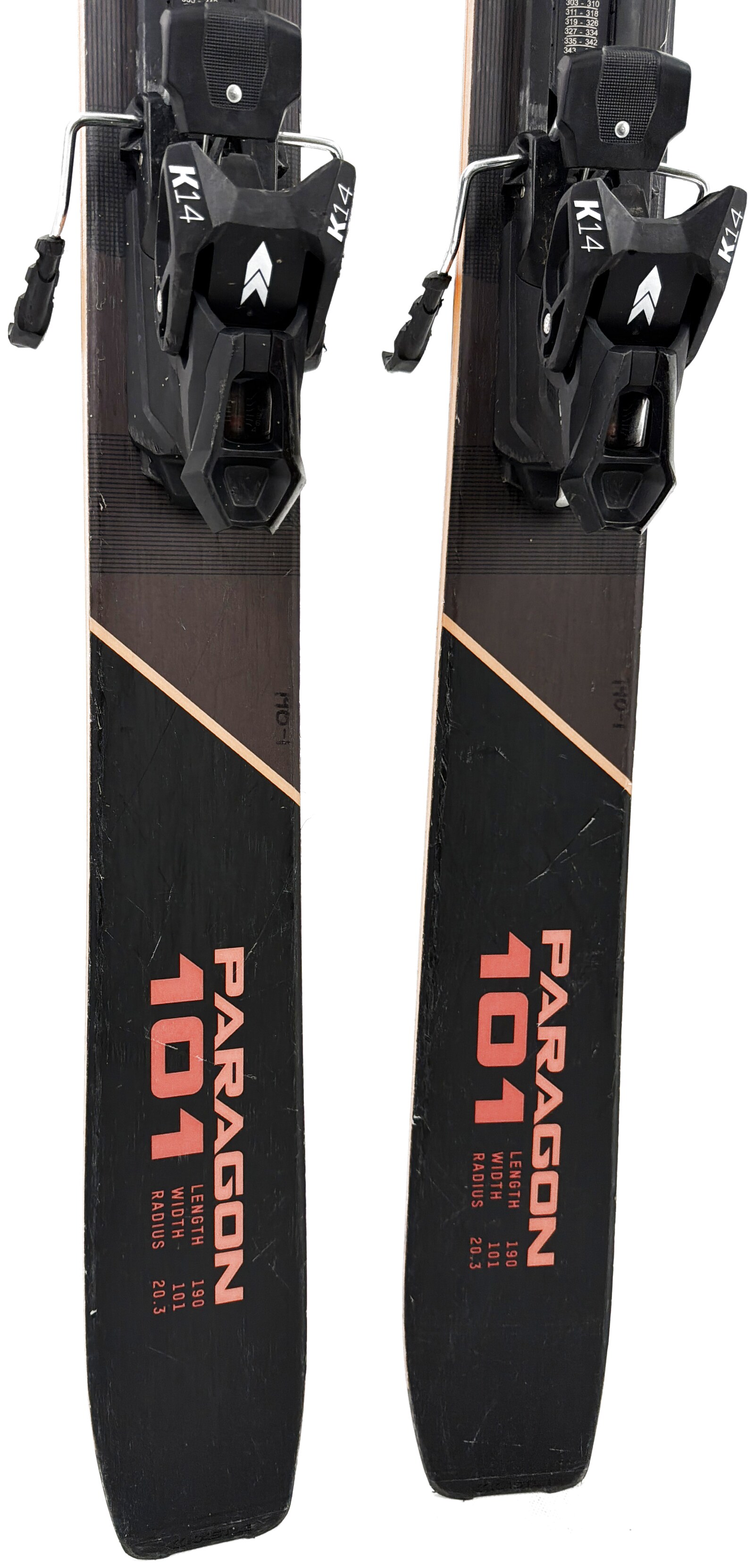 2026 Kastle Paragon 101 Skis Tail