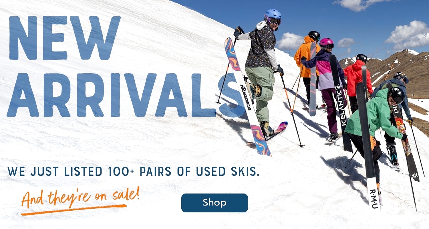 New Arrivals Sale: Shop Our Used Skis