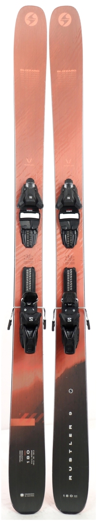 2025 Blizzard Rustler 9 180cm Used Demo Skis w Bindings - Powder7