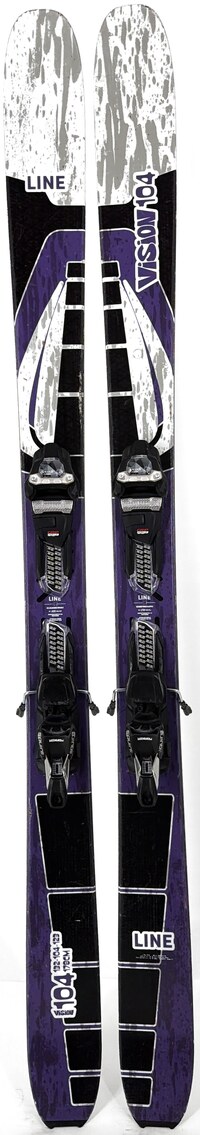 2026 Line Vision 104 Skis Topsheets