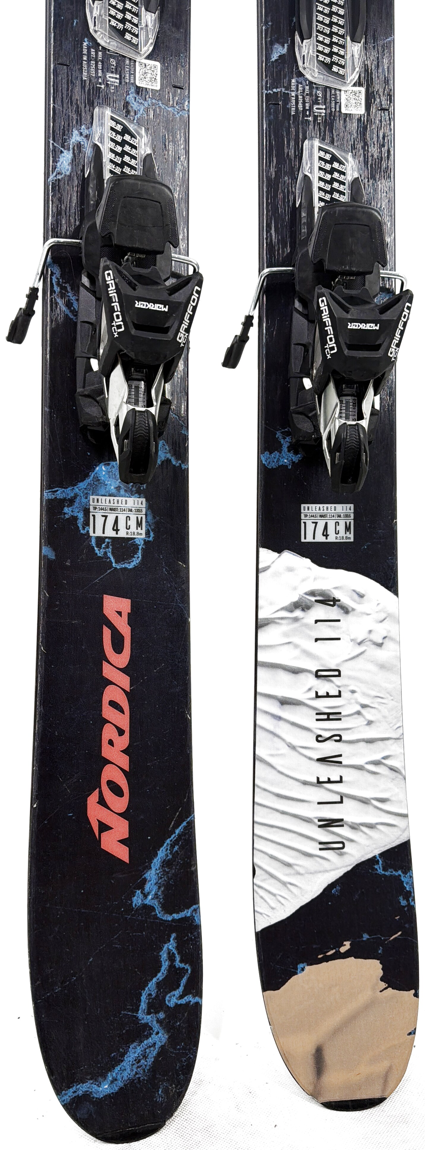 2025 Nordica Unleashed 114 Skis Tail
