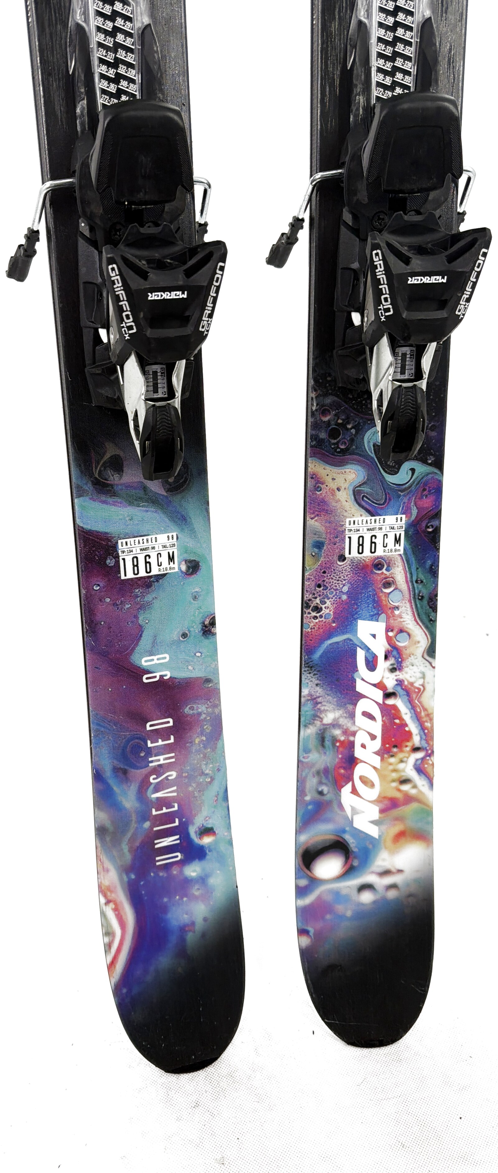 2026 Nordica Unleashed 98 Skis Tail