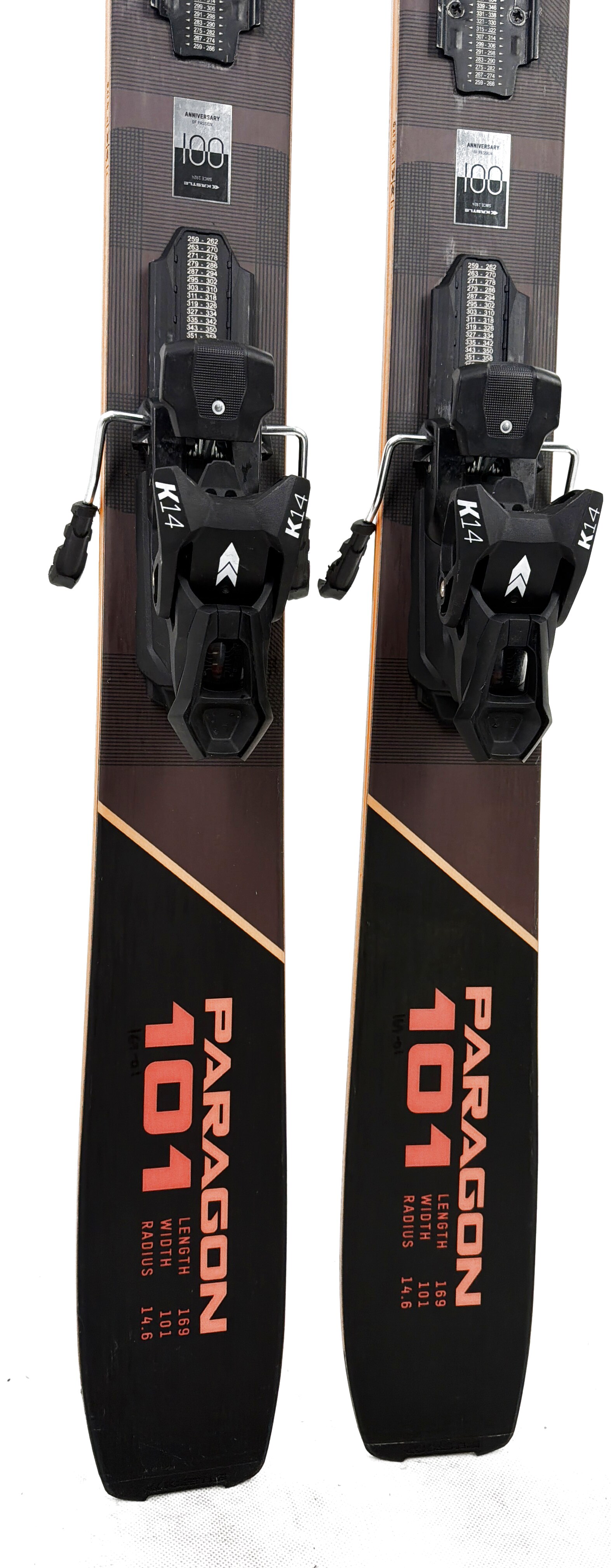 2026 Kastle Paragon 101 Skis Tail