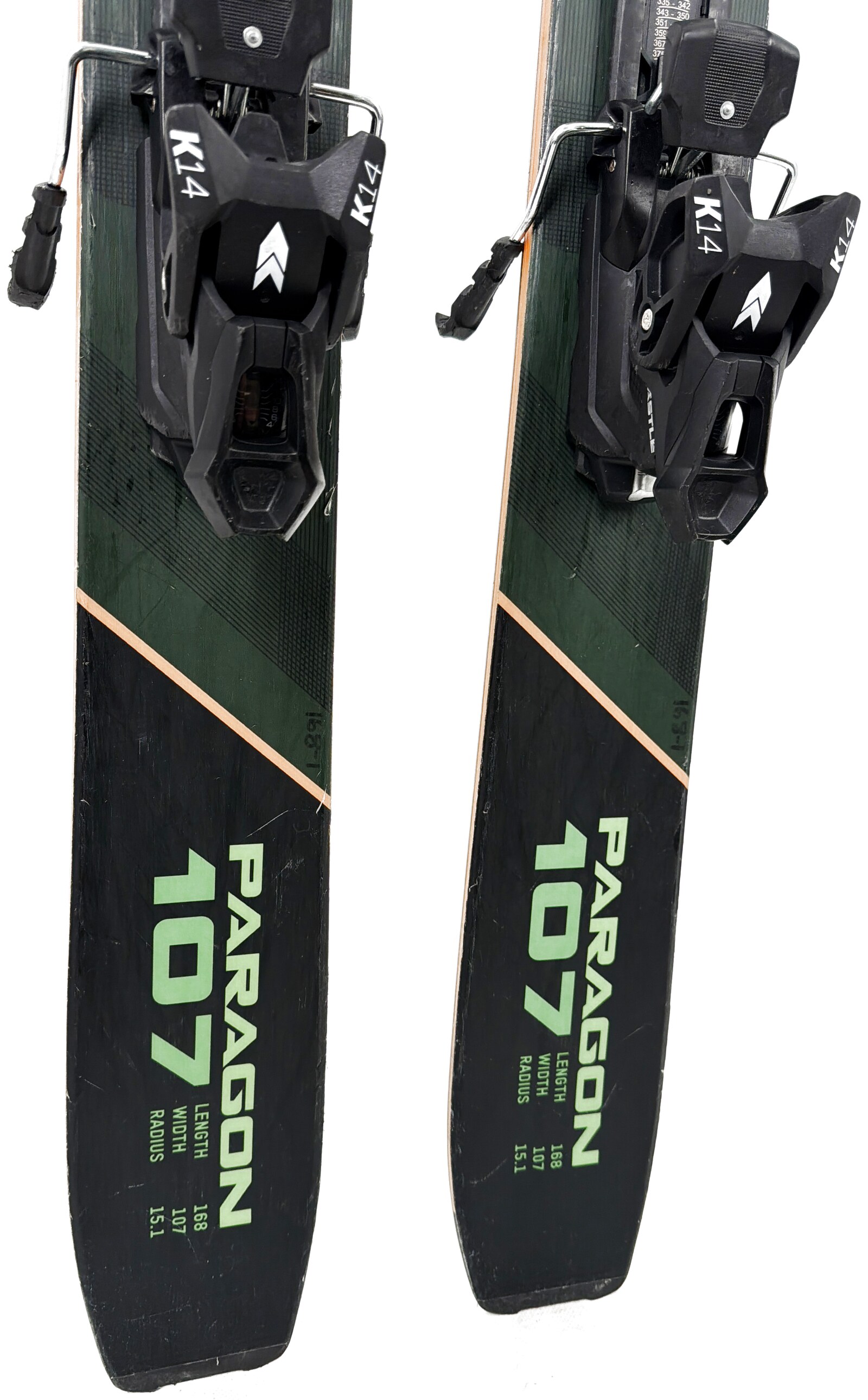 2026 Kastle Paragon 107 Skis Tail