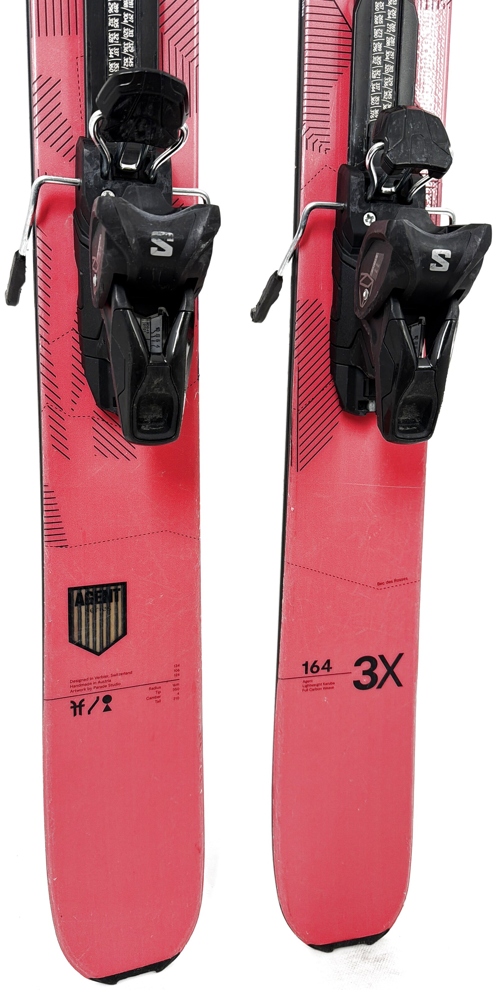 2025 Faction Agent 3X Skis Tail