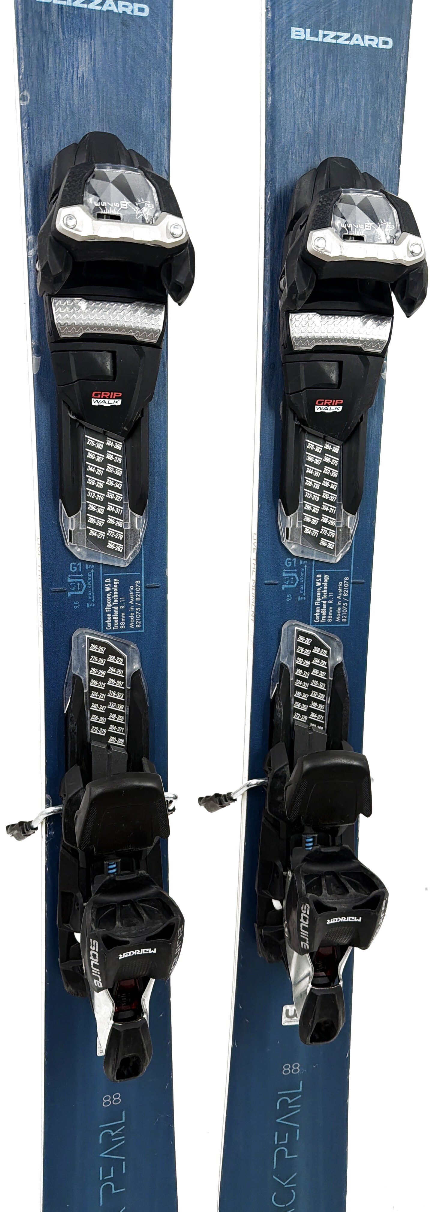 2022 Blizzard Black Pearl 88 Skis Mid