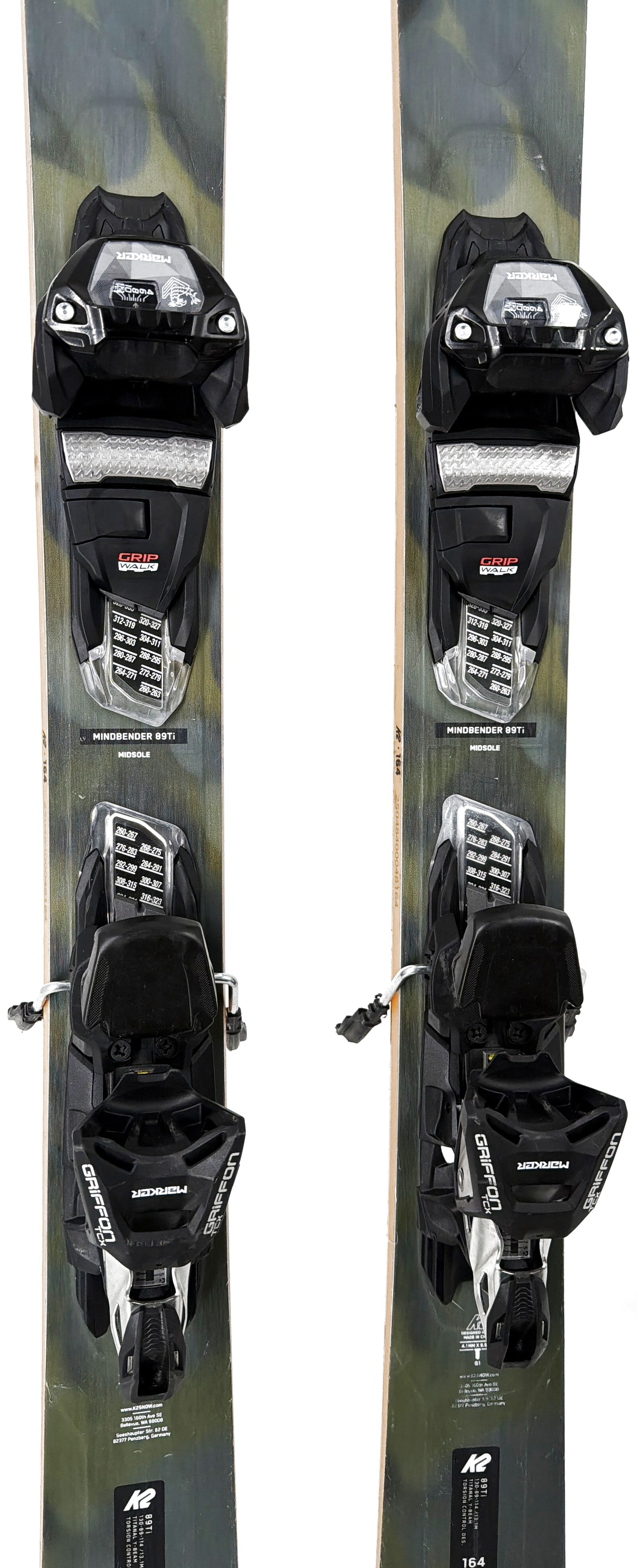 2026 K2 Mindbender 89Ti Skis Mid