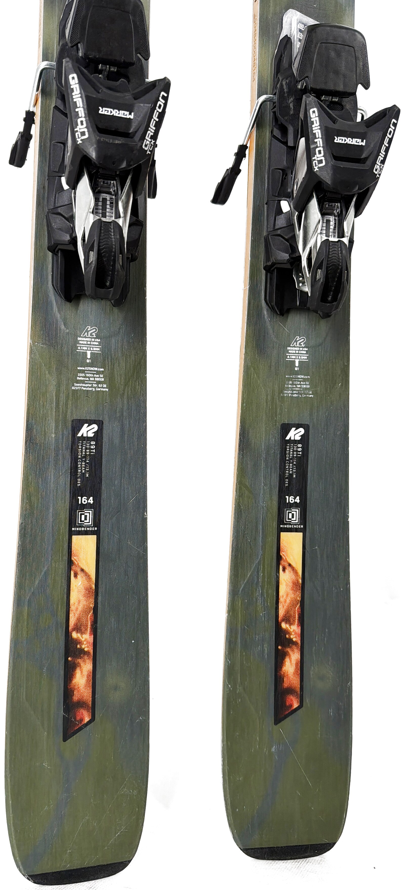 2026 K2 Mindbender 89Ti Skis Tail