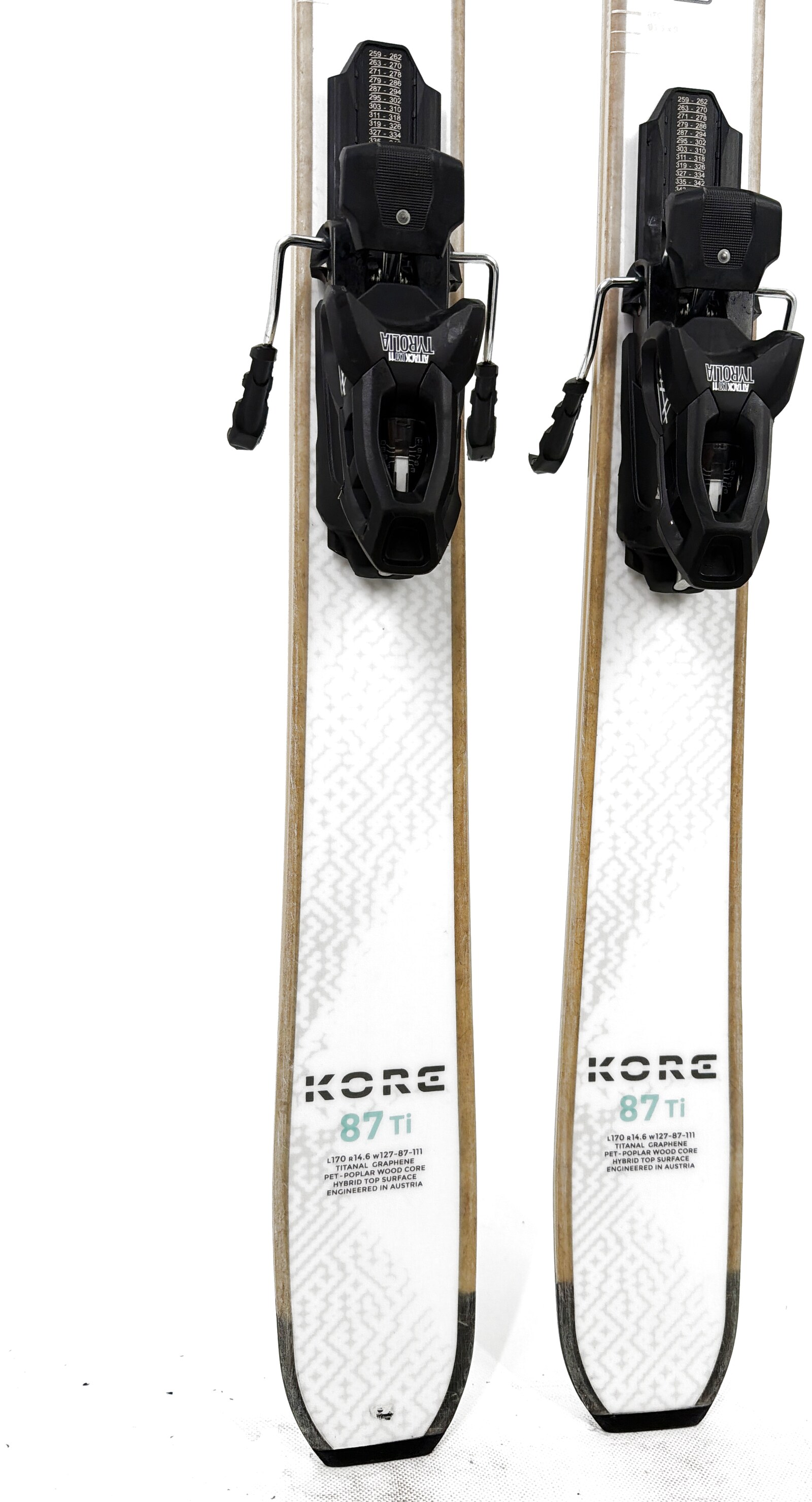 2026 Head Kore 87 Ti W Skis Tail