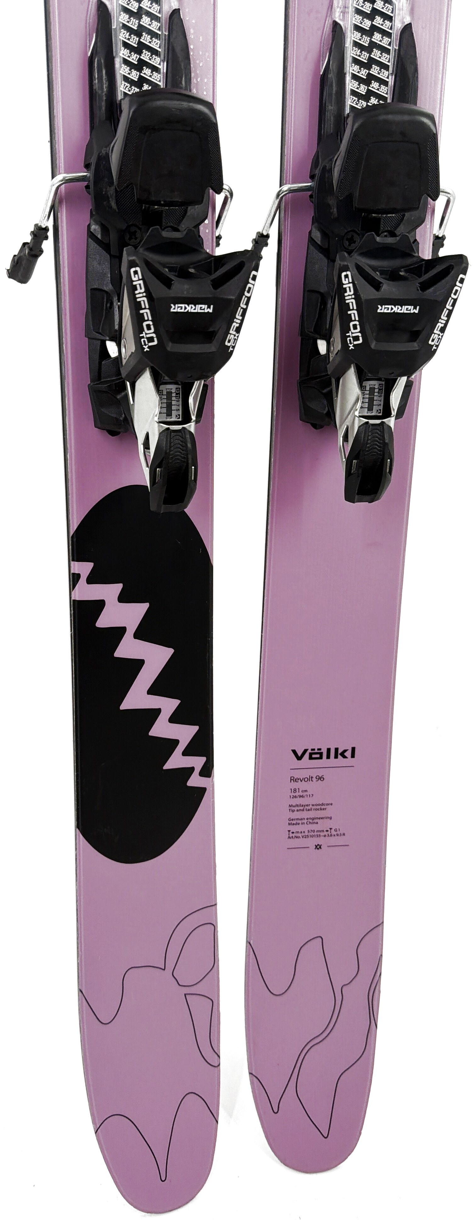 2026 Volkl Revolt 96 Skis Tail