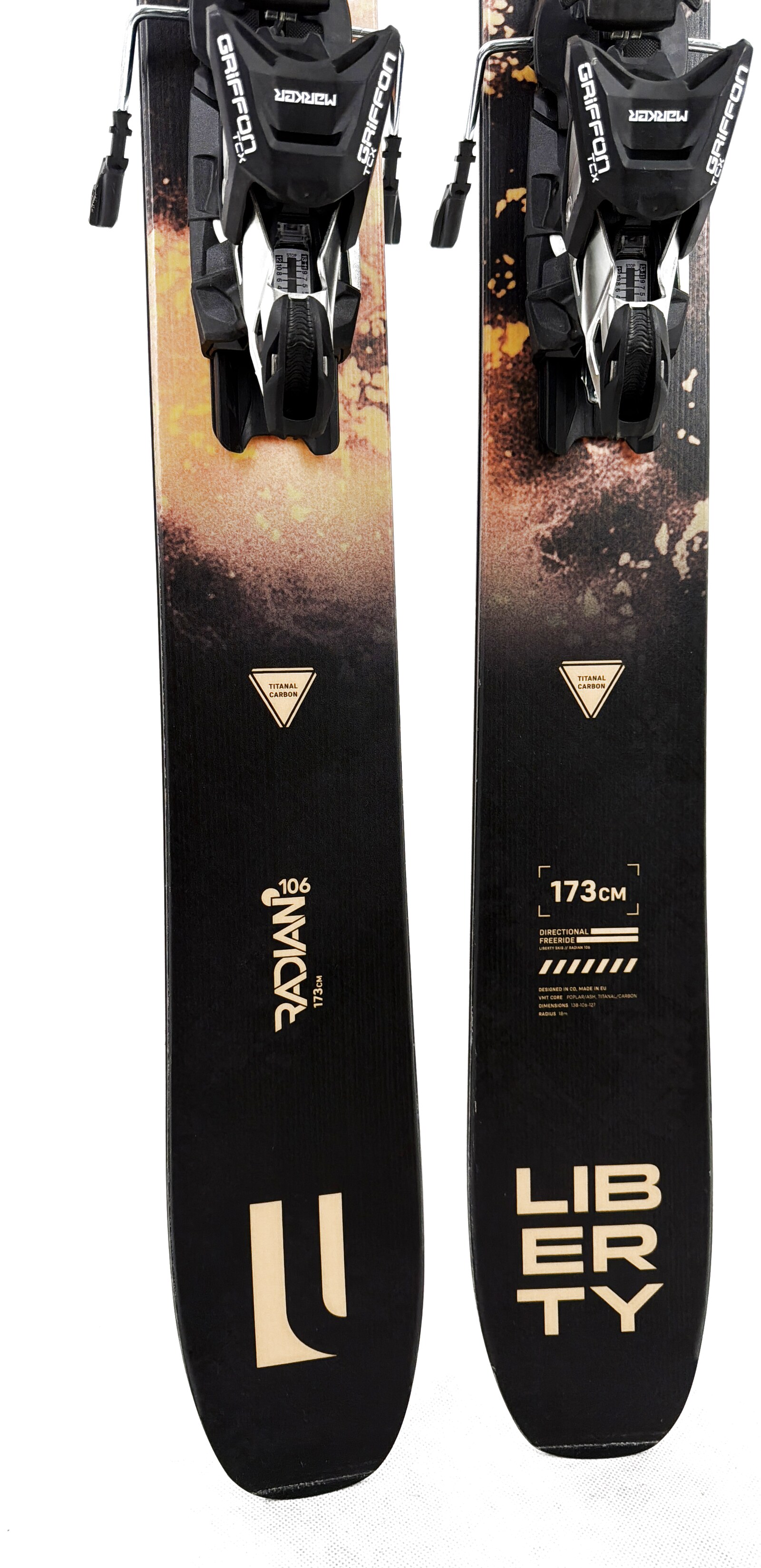 2026 Liberty Radian 106 Skis Tail