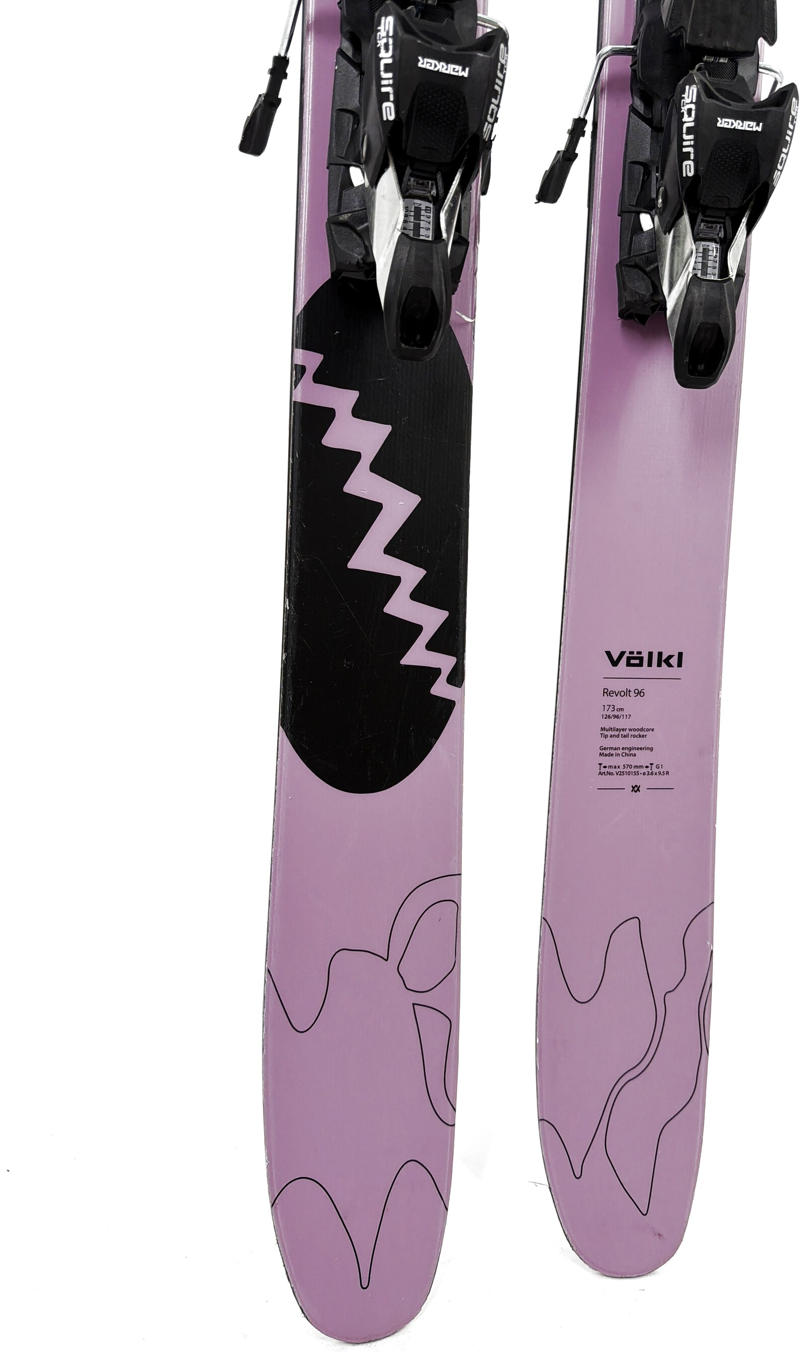 2026 Volkl Revolt 96 Skis Tail