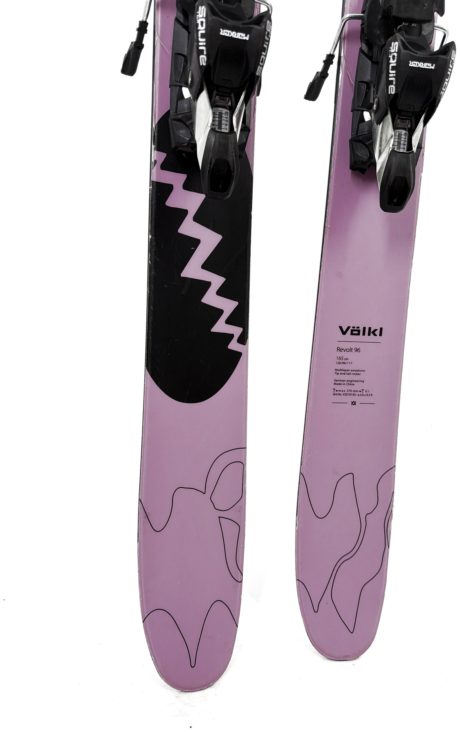 2026 Volkl Revolt 96 Skis Tail