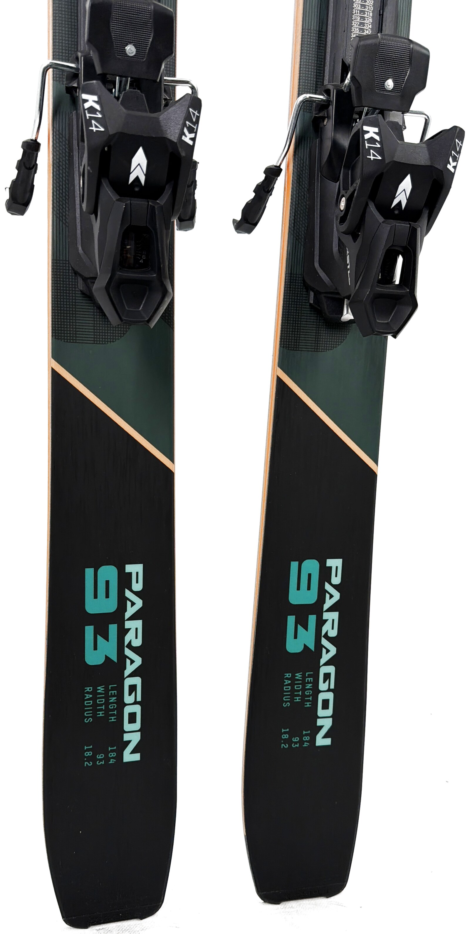 2026 Kastle Paragon 93 Skis Tail