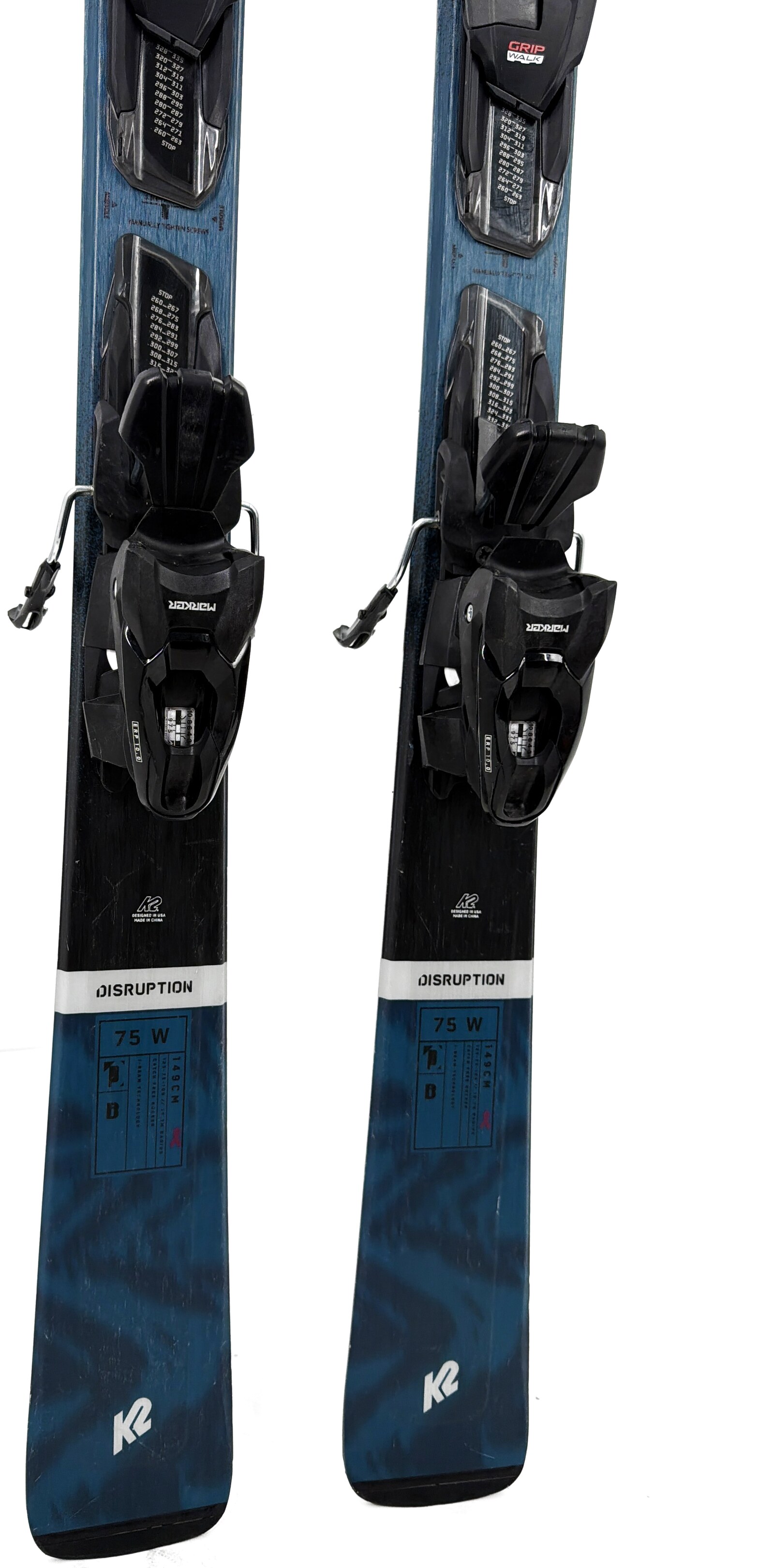 2025 K2 Disruption 75 W Skis Tail