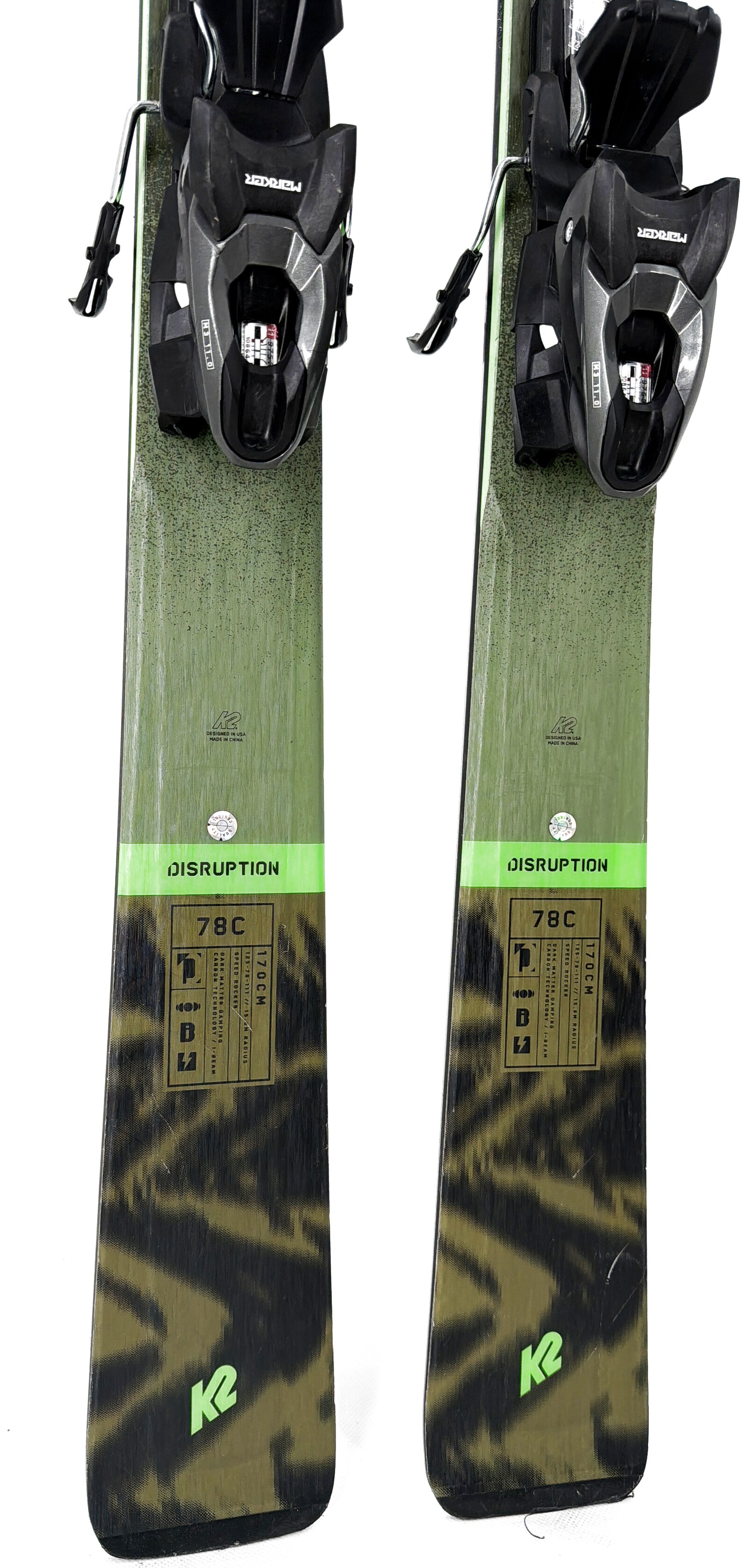 2025 K2 Disruption 78C Skis Tail