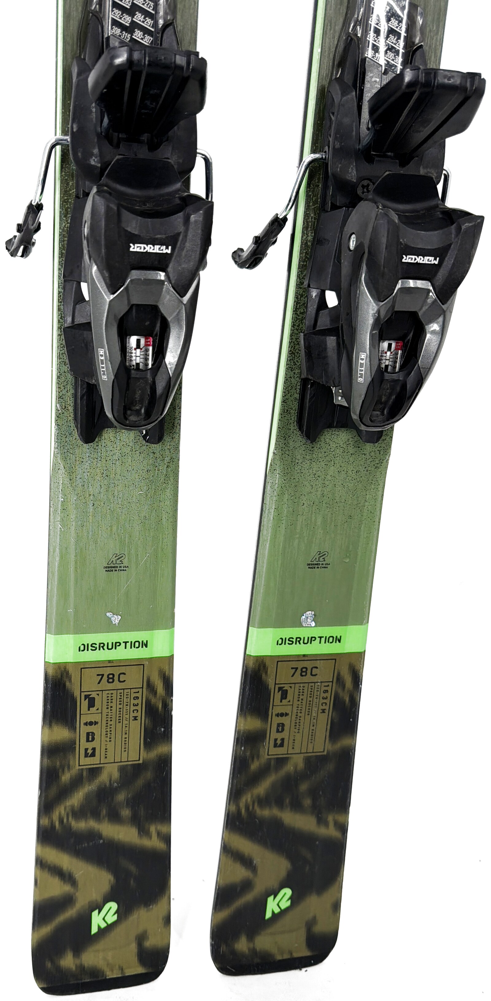 2025 K2 Disruption 78C Skis Tail