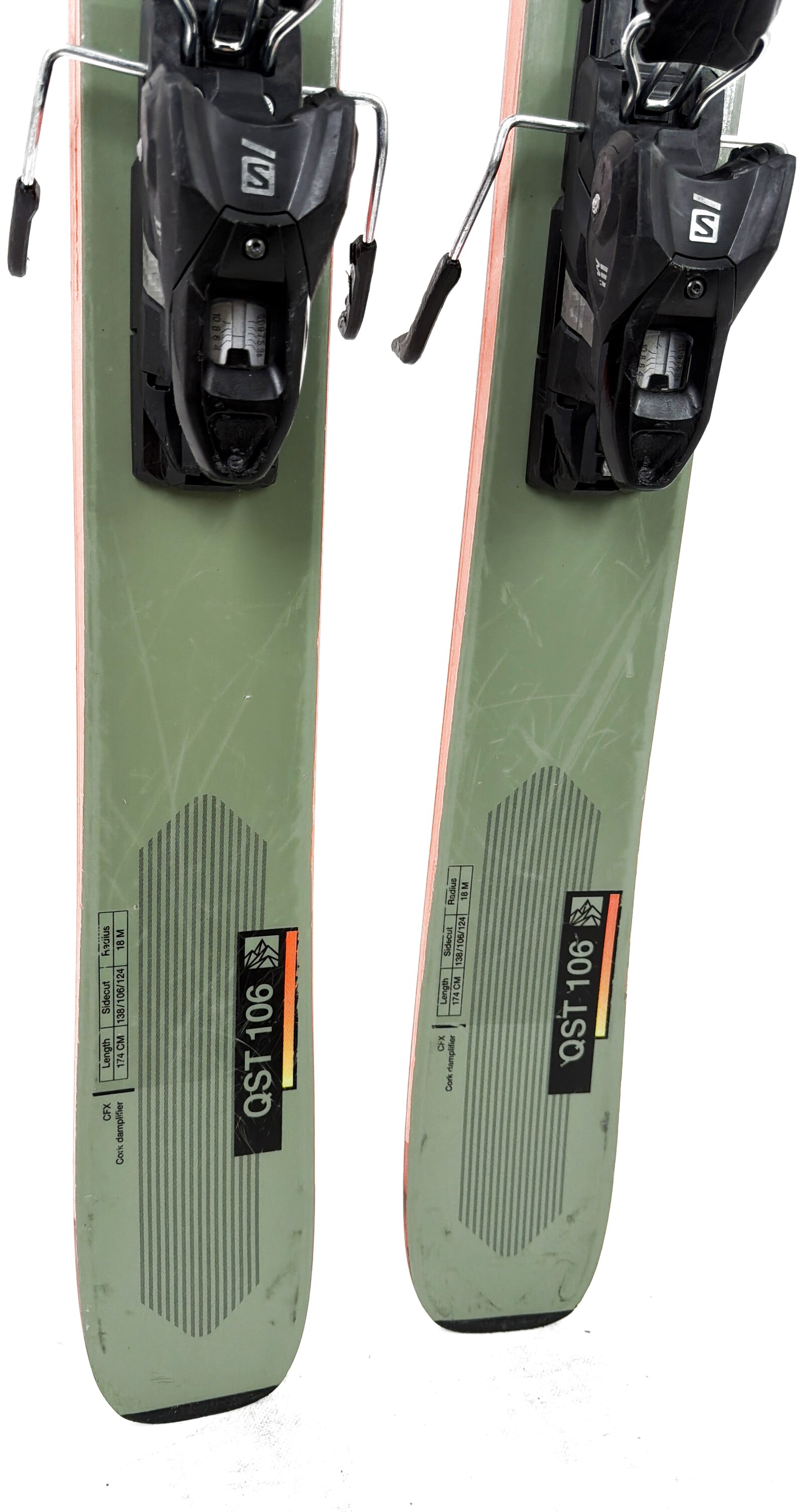 2022 Salomon QST 106 Skis Tail