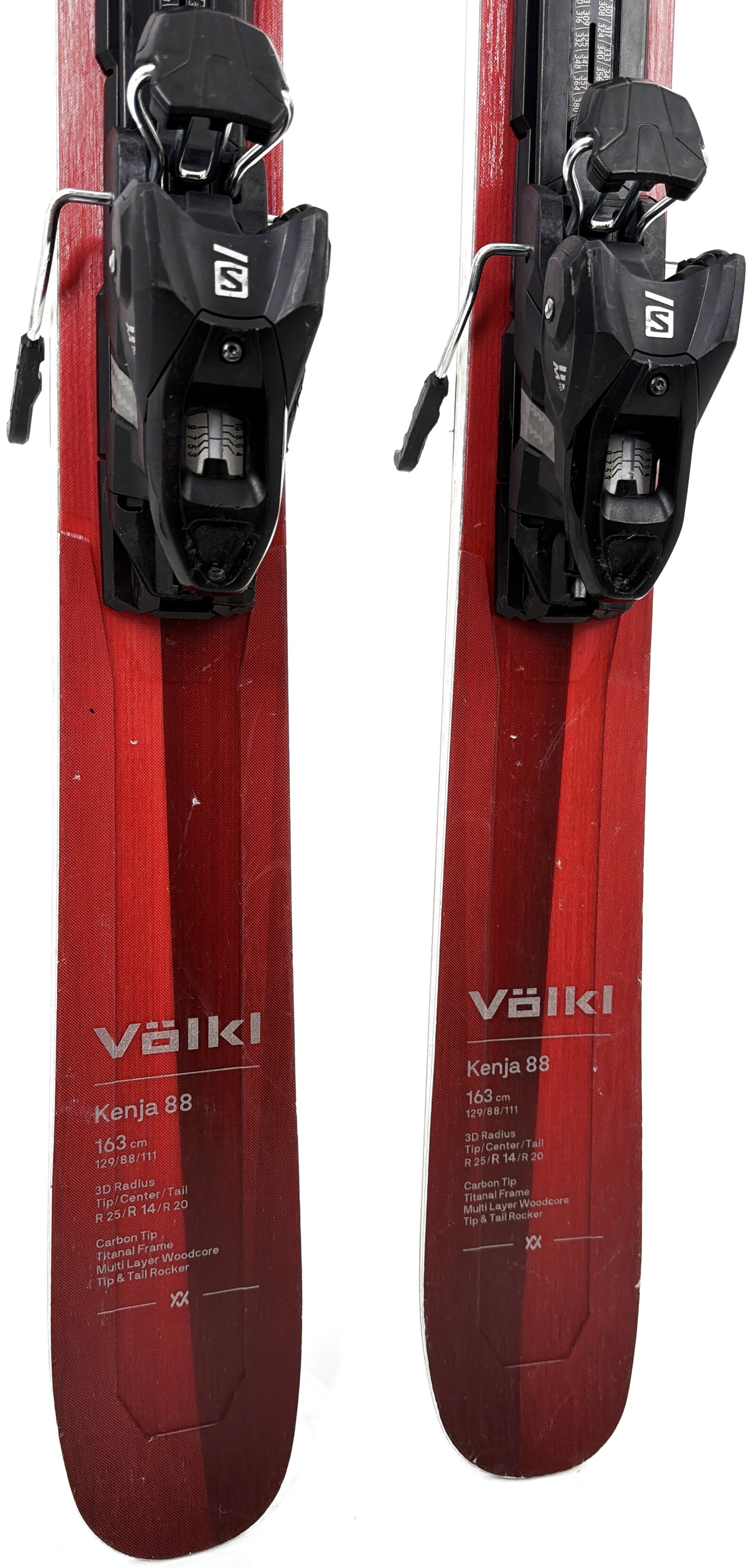 2022 Volkl Kenja 88 Skis Tail