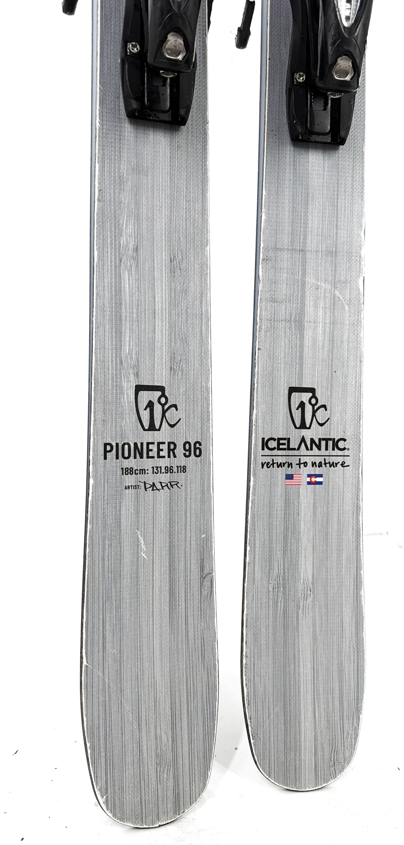 2022 Icelantic Pioneer 96 Skis Tail