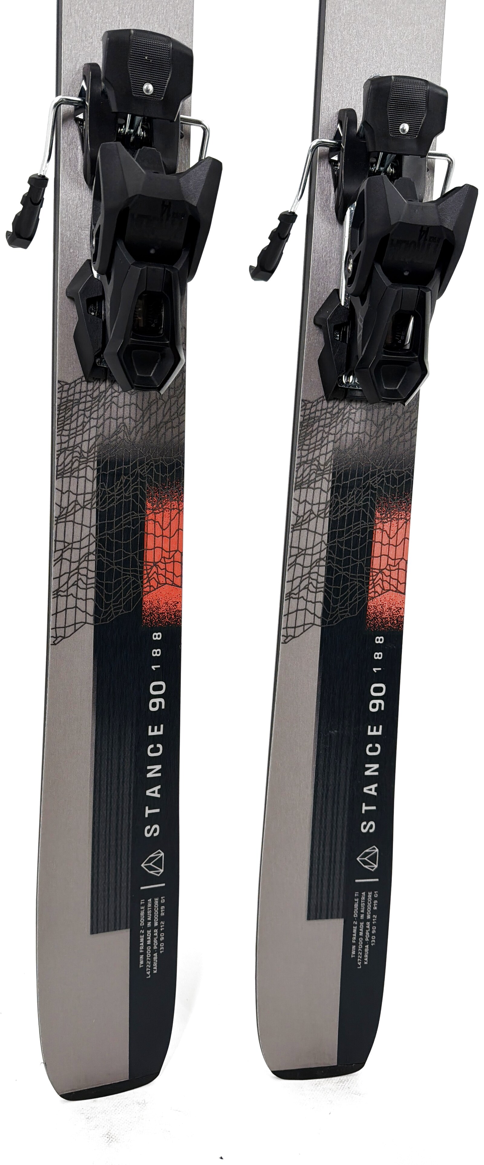 2024 Salomon Stance 90 Skis Tail