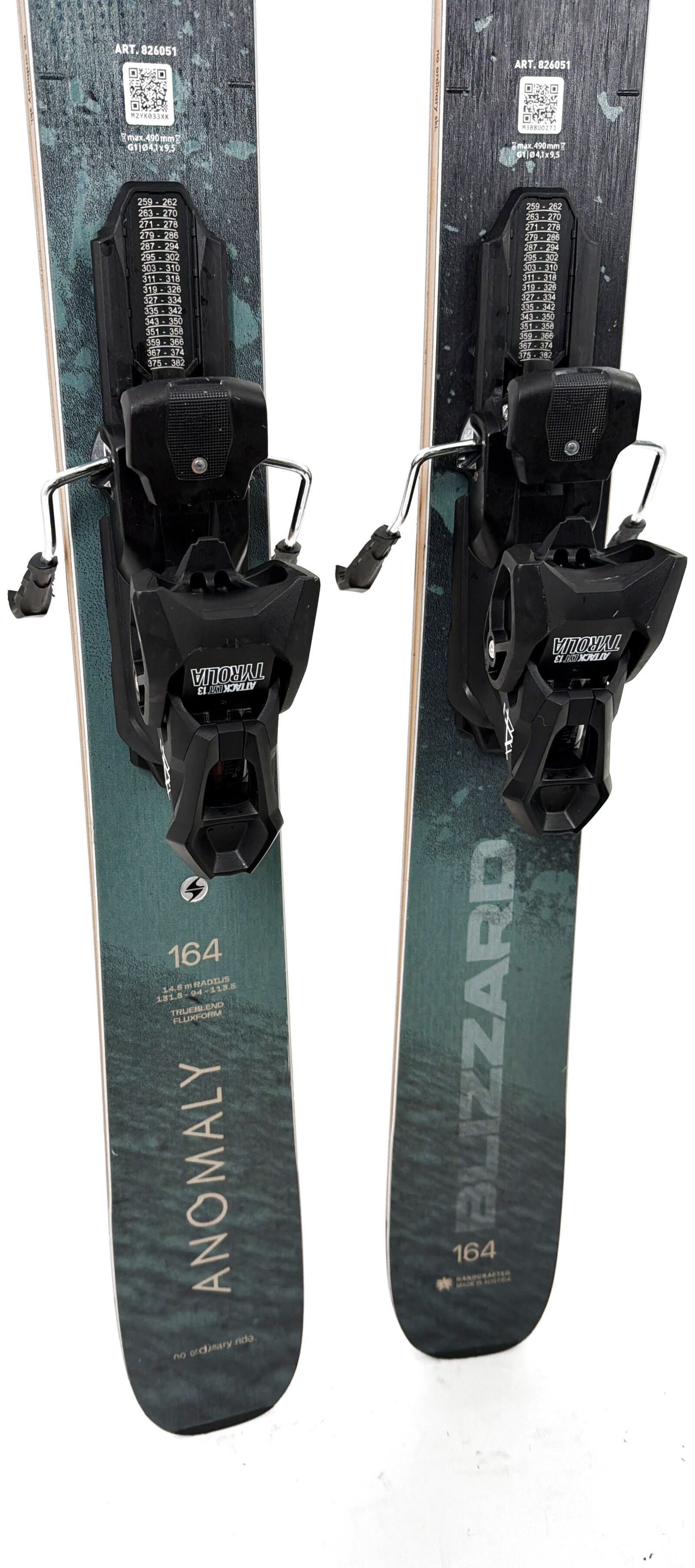 2026 Blizzard Anomaly 94 Skis Tail
