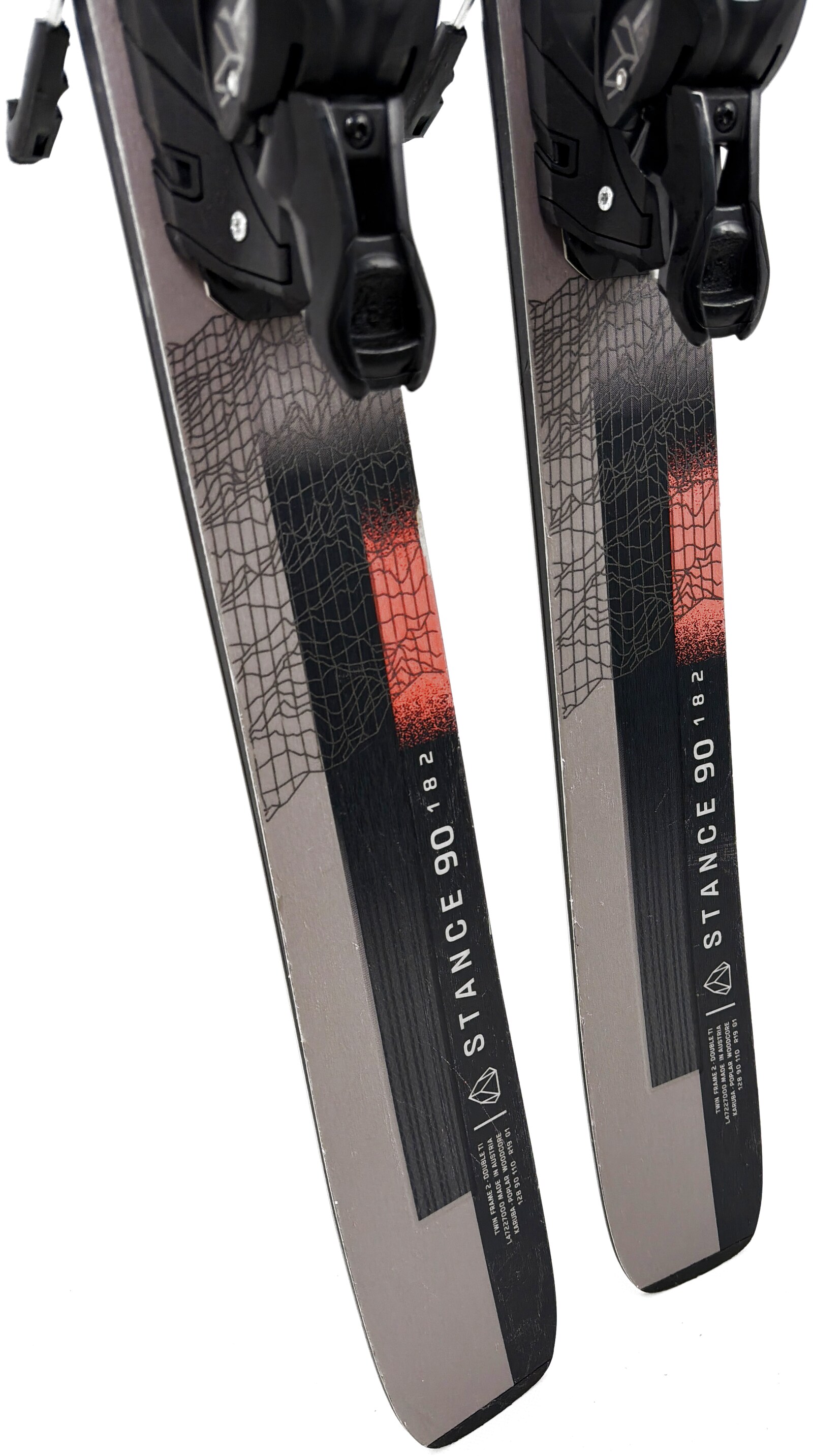 2024 Salomon Stance 90 Skis Tail
