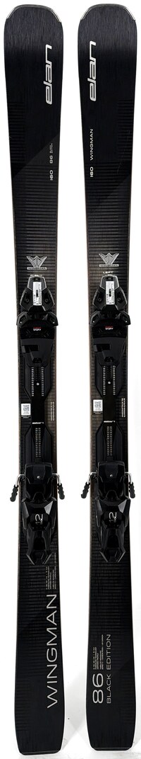 2026 Elan Wingman 86 Black Edition Skis Topsheets