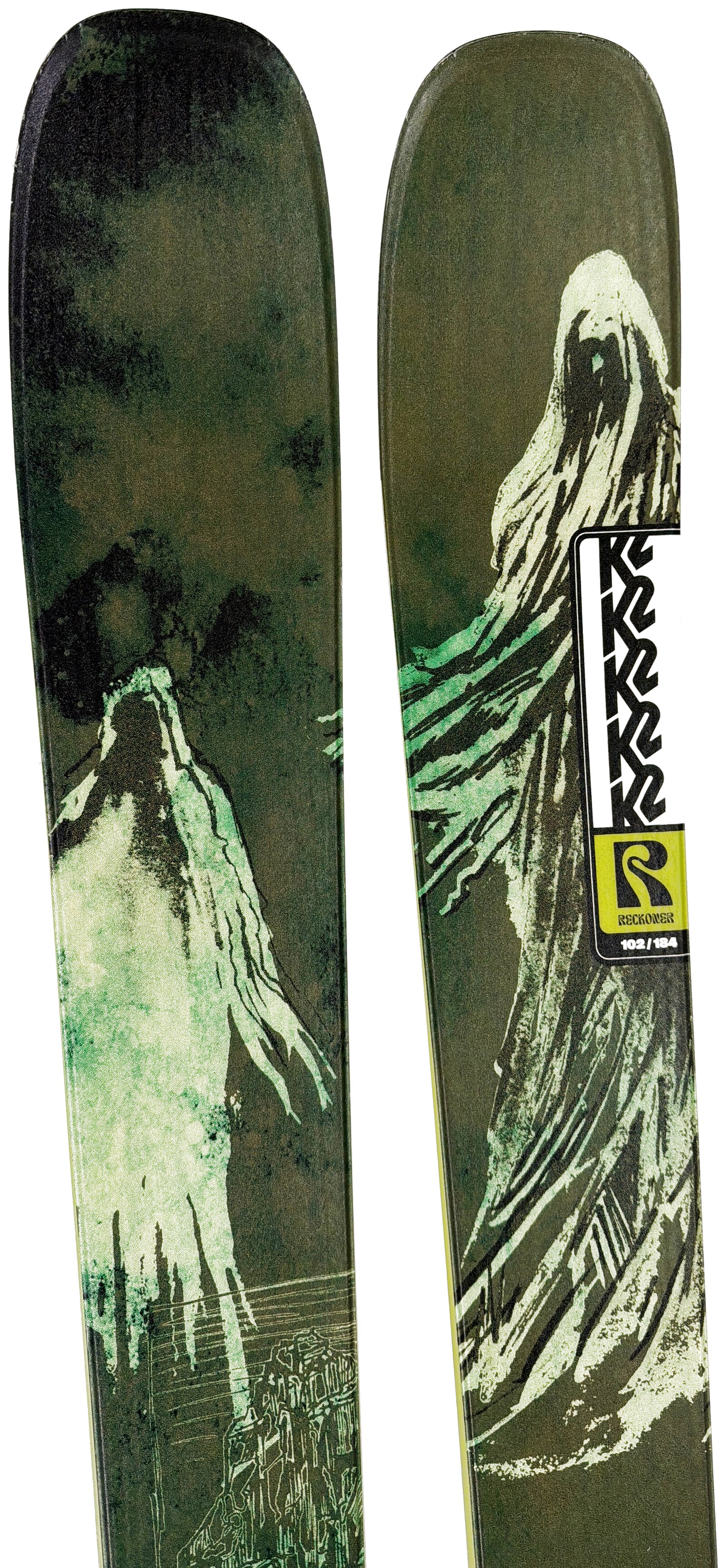 2027 K2 Reckoner 102 Skis Tip