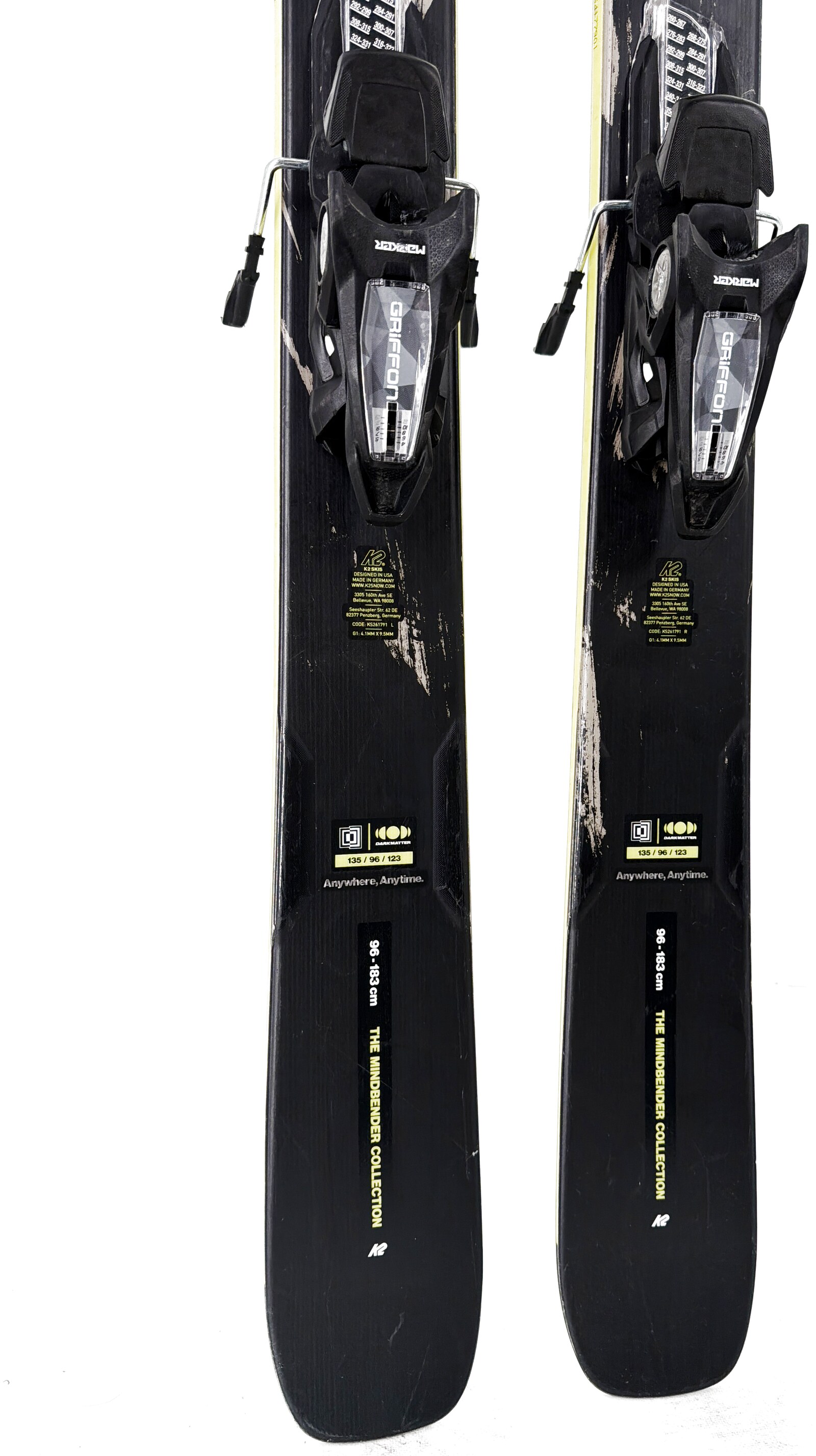 2027 K2 Mindbender 96 Skis Tail