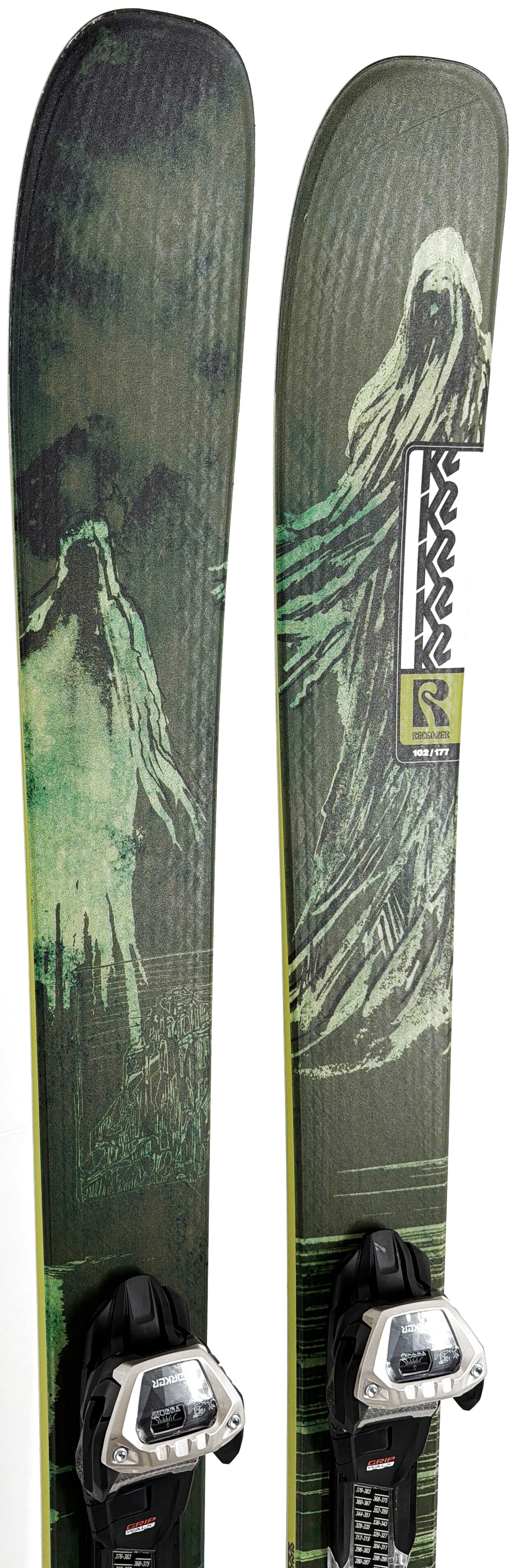 2027 K2 Reckoner 102 Skis Tip