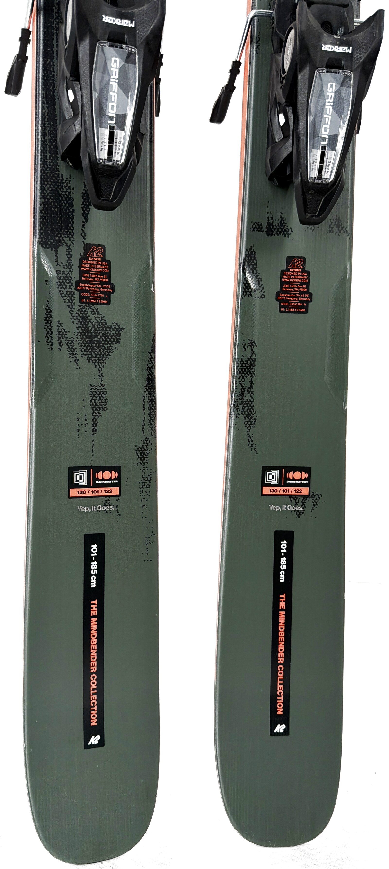 2027 K2 Mindbender 101 Skis Tail