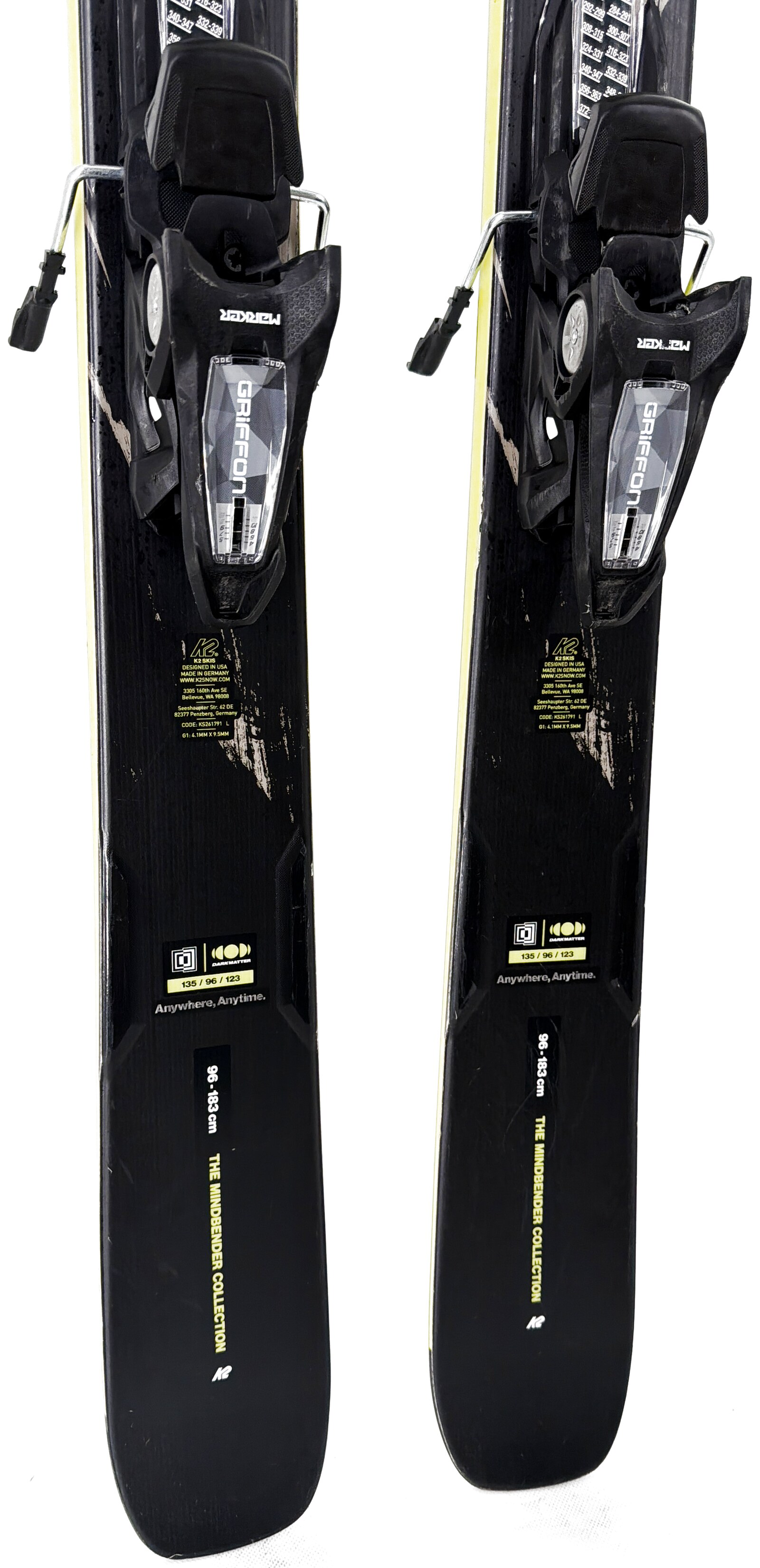 2027 K2 Mindbender 96 Skis Tail