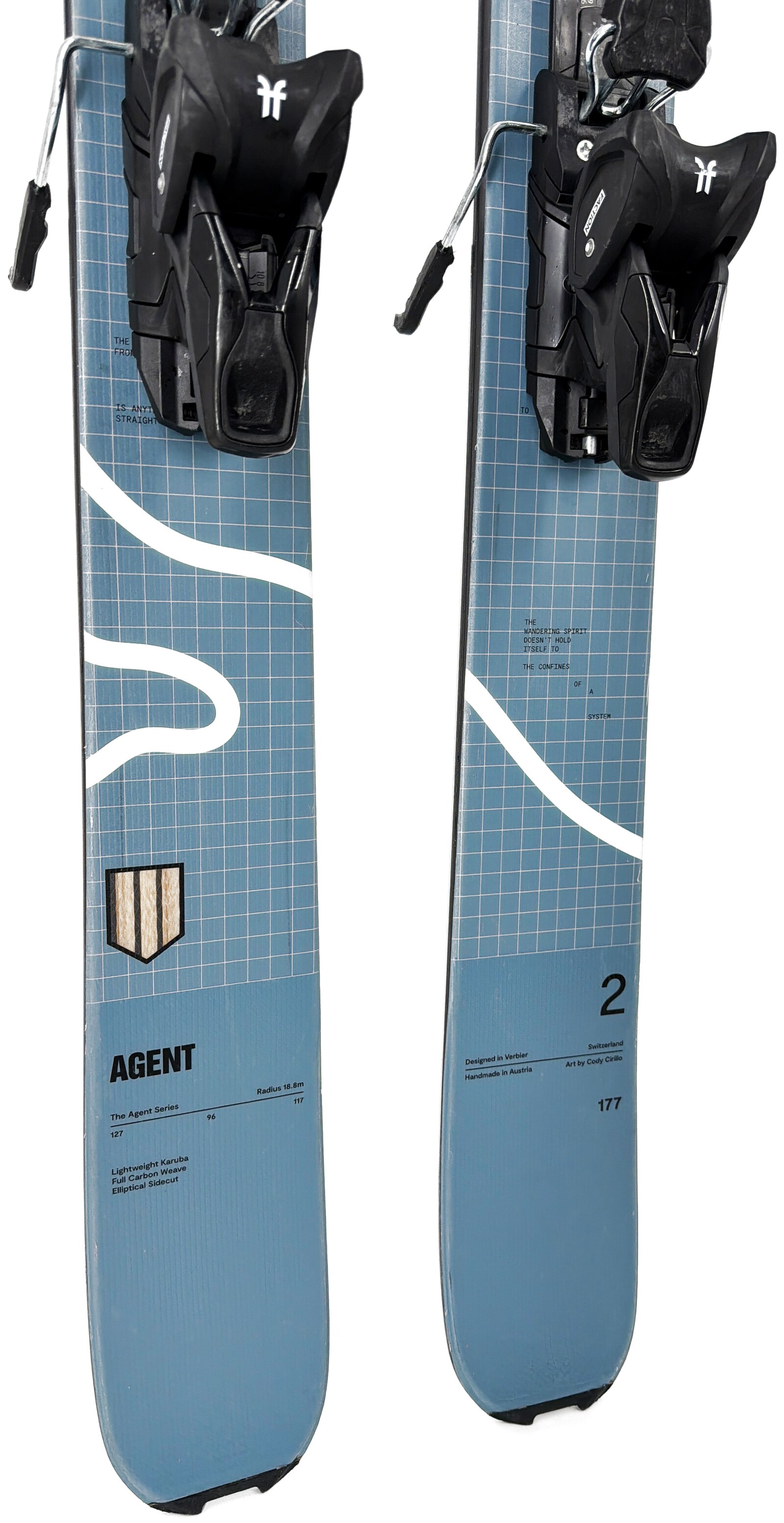 2026 Faction Agent 2 Skis Tail