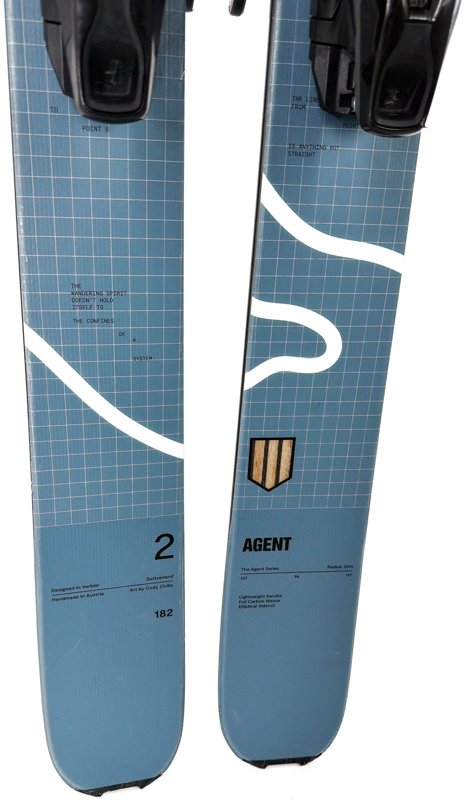 2026 Faction Agent 2 Skis Tail
