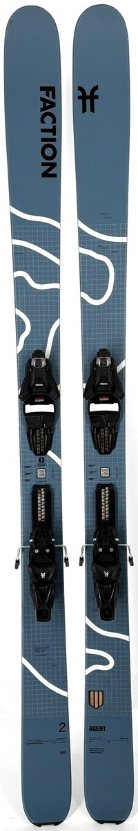 2026 Faction Agent 2 Skis Topsheets