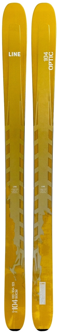 2027 Line Optic 104 Skis Topsheets