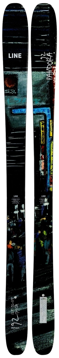 2027 Line Pandora 92 Skis Topsheets