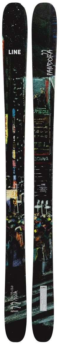 2027 Line Pandora 99 Skis Topsheets