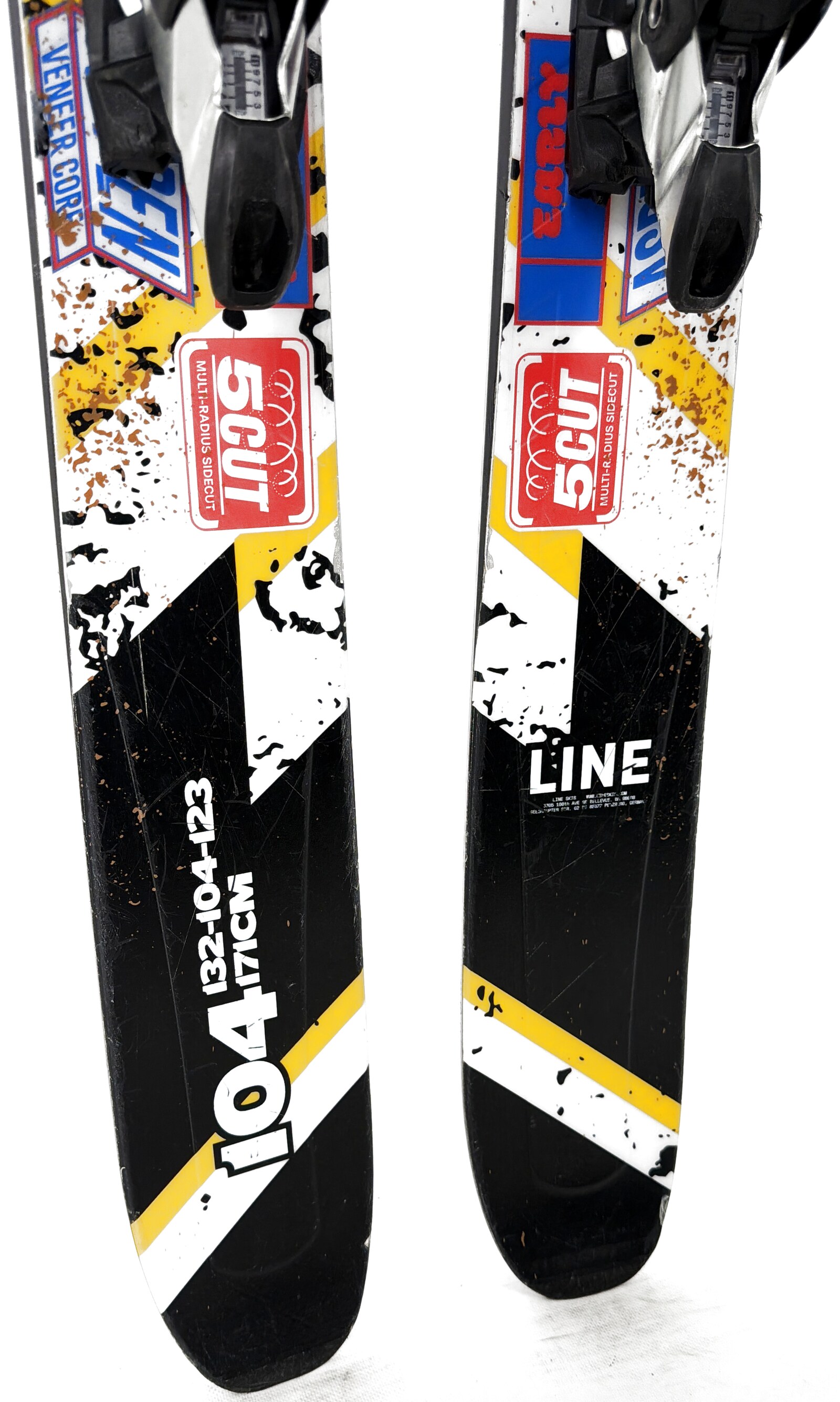 2026 Line Optic 104 Skis Tail
