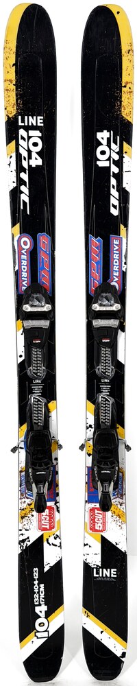 2026 Line Optic 104 Skis Topsheets