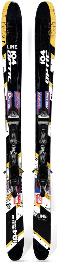 2026 Line Optic 104 Skis Topsheets
