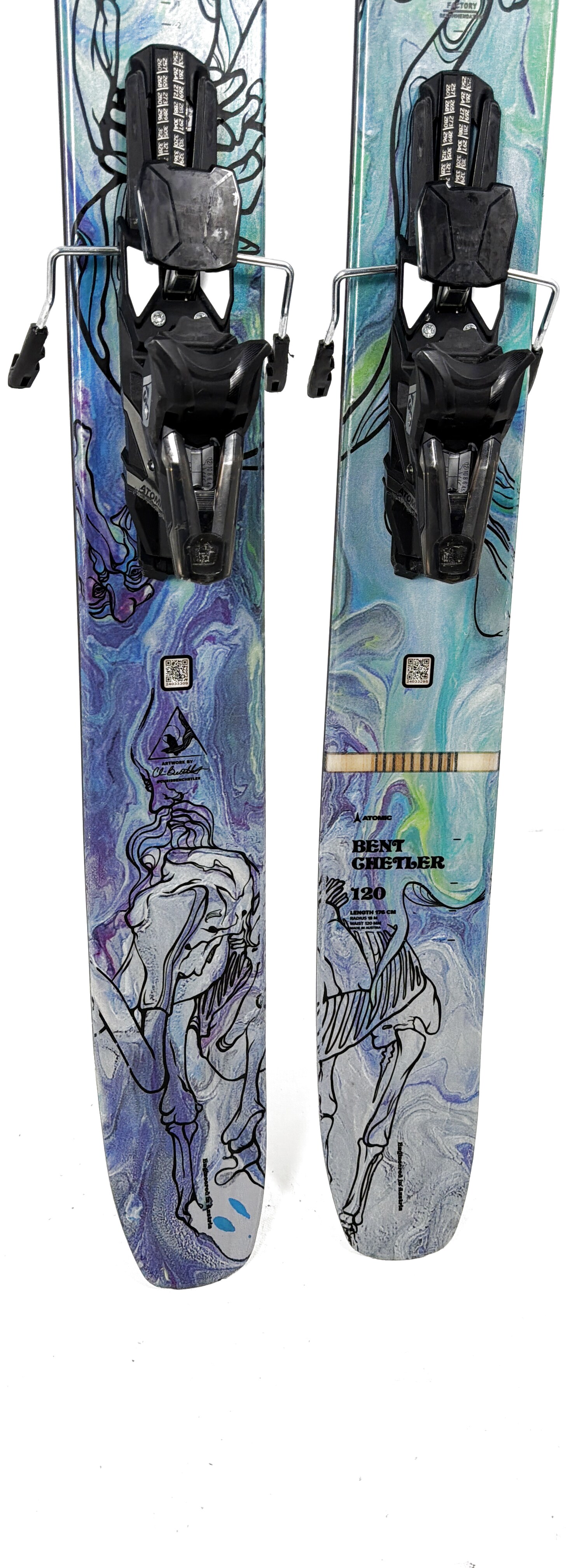 2023 Atomic Bent Chetler 120 Skis Tail