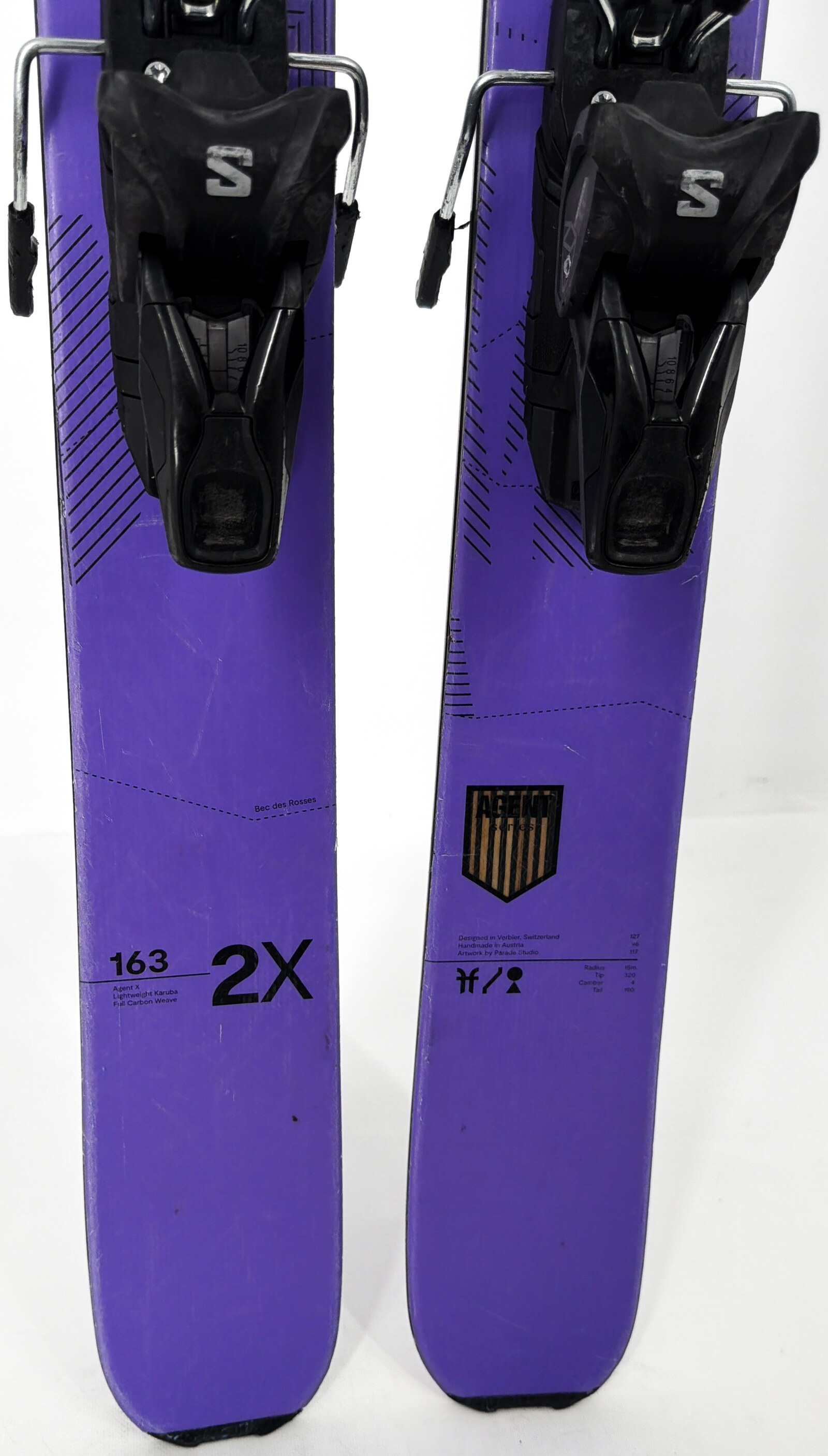 2025 Faction Agent 2X Skis Tail