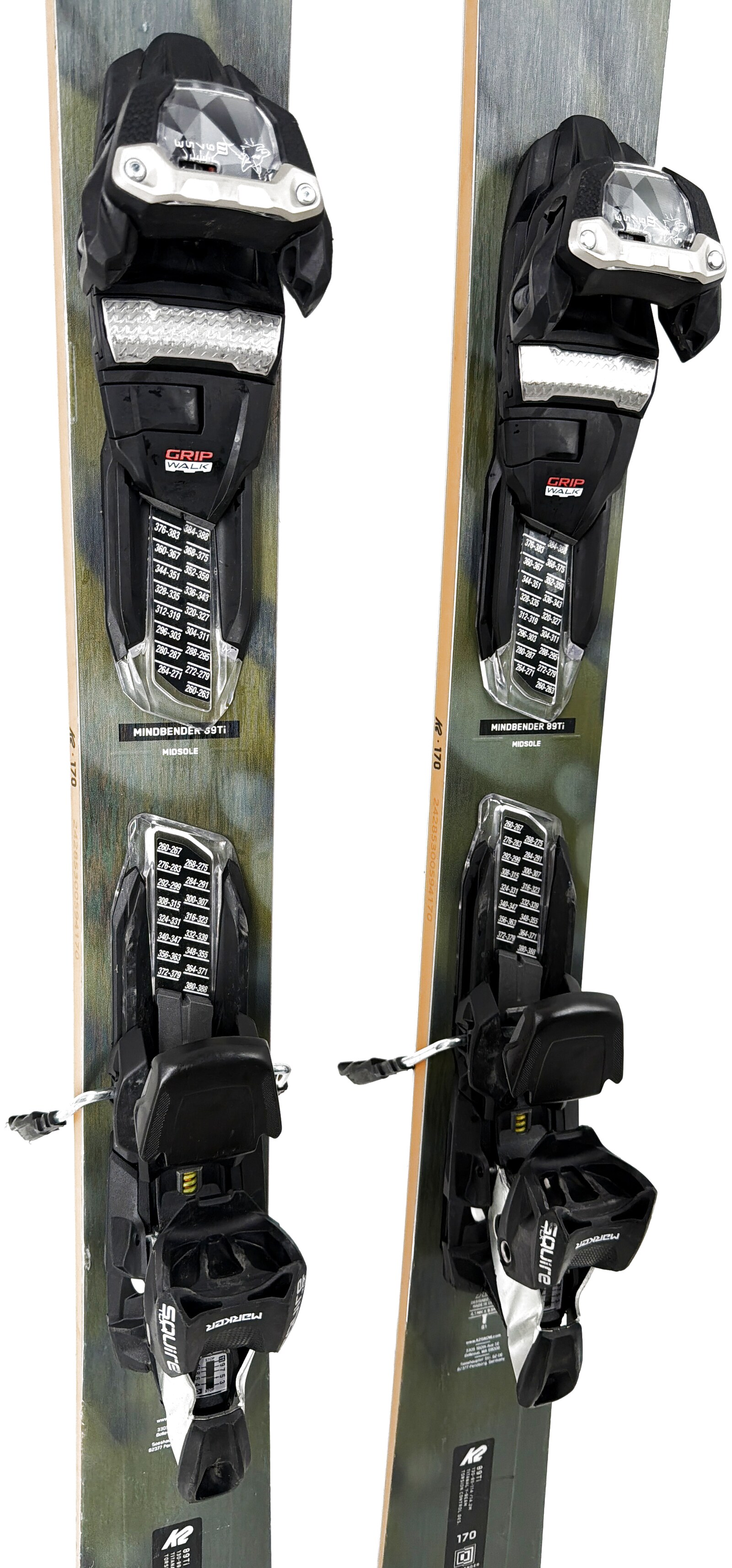 2026 K2 Mindbender 89Ti Skis Mid