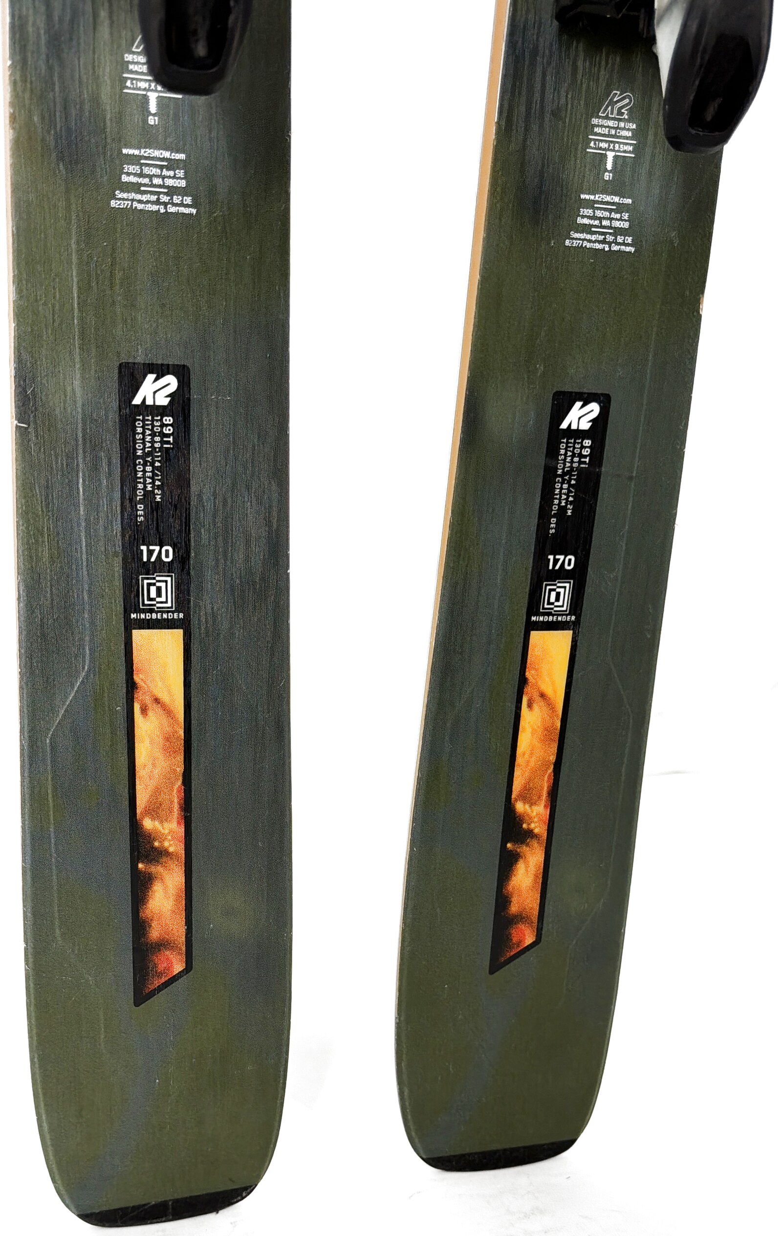 2026 K2 Mindbender 89Ti Skis Tail