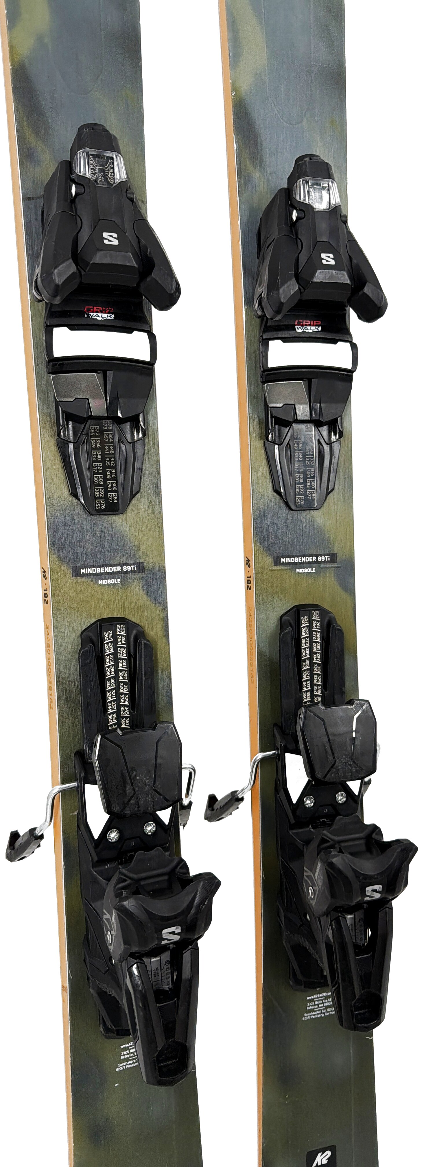 2026 K2 Mindbender 89Ti Skis Mid
